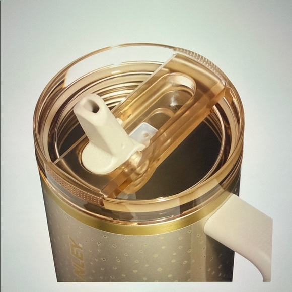 Stanley Cheers & Cheer Metallic Gold Quencher Tumbler 🧡🆕🌟 - Picture 5 of 6